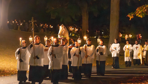 Rosary procession