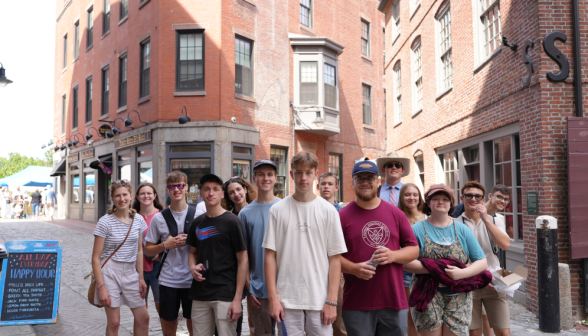 Summer Program students in Boston 