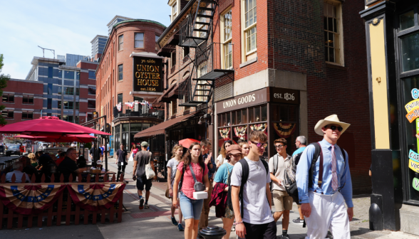 Summer Program students in Boston 