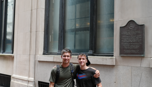 Summer Program students in Boston 