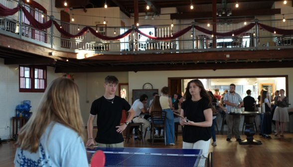 Students in the Bl. Frassati Student Center