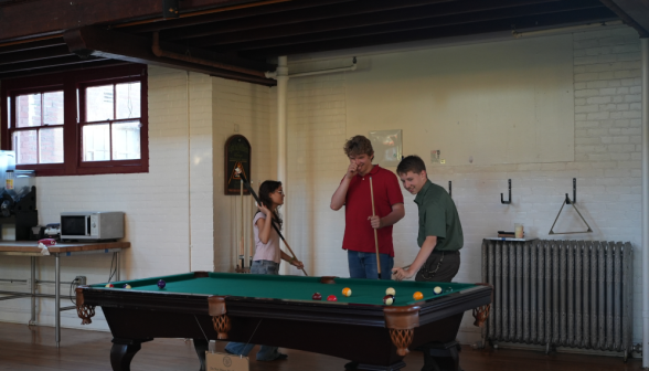 Students in the Bl. Frassati Student Center