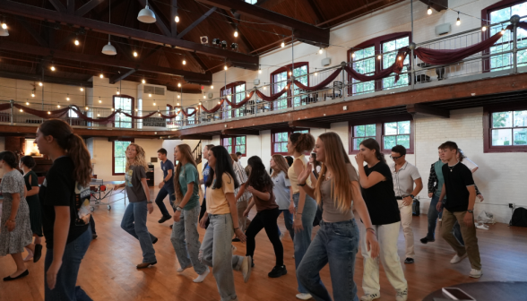 Students in the Bl. Frassati Student Center