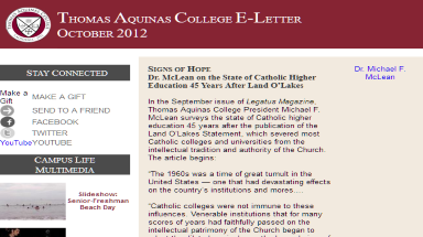 october 2012 newsletter