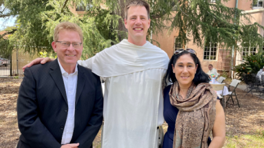 Fr. John with Dr. and Mrs. Kelly