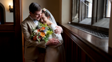 Kathleen (Doran) and Matthew Moore (both '19)