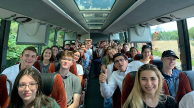 Students on bus