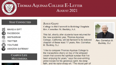 August 2021 College E-Letter