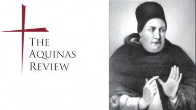The Aquinas Review + photo of St. Thomas