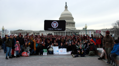 Students at the March for Life