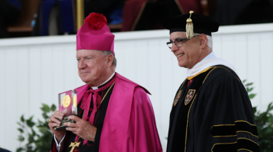 Bishop McManus and Scott Turicchi