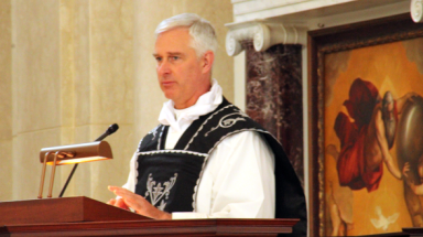 Fr. Walshe gives the homily