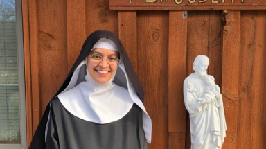 Sr. Mary Josefa (Kathleen ’07) Holcomb, O.S.B.