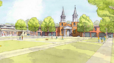 Erik Bootsma's design  for St. Aubin Village in Detroit, Michigan.