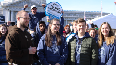 EWTN interviews TAC students at the Walk for Life West Coast