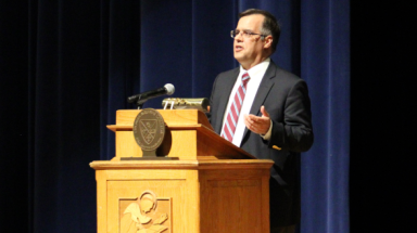 Dr. Goyette lectures