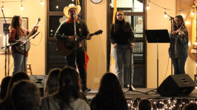 Four perform at open mic night