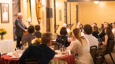 Dr. O'Reilly at President's Dinner