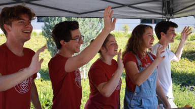 Prefects wave goodbye