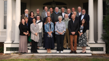Attendees at the Fall Semnar on the New England campus