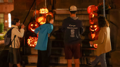 The New England 2023 pumpkin carving contest