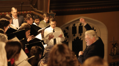 Choir Director Stephen Grimm ('75)