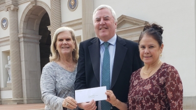 Trustee of the Fritx B. Burns Foundation with Dr. O'Reilly