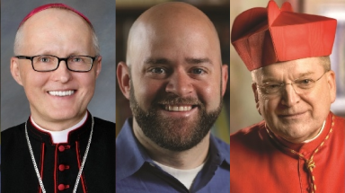 The Most Rev. Sławomir Szkredka, Dr. O. Carter Snead, Raymond Leo Cardinal Burke