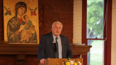 President O'Reilly at the New England President's Dinner