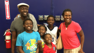 Fred Arthur and family