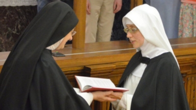 First Profession for Sr. Maria Johanna (Barrett ’14)