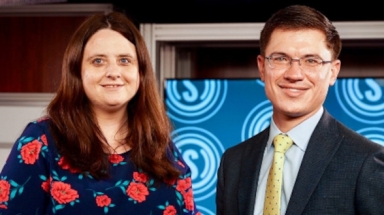 Katrina Trinko ('09) and Rob Bluey