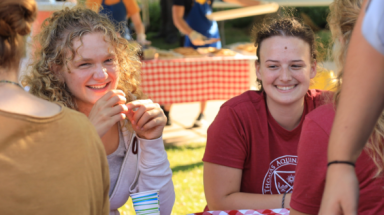 Students at Barbeque