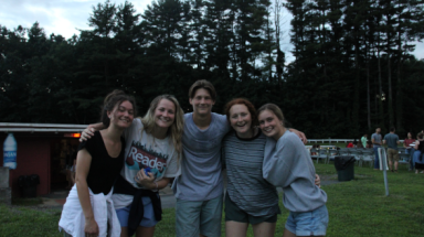 Students at Drive-In