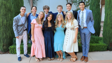 Students before banquet