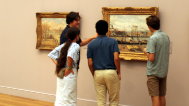 Students at the Clark