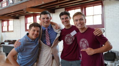 Students on the 2025 New England High School Summer Program