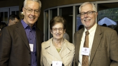 Bob Andrews with Dr. and Mrs. McLean