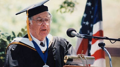 Admiral Denton at Commencement 2000