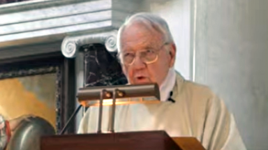 Fr. Buckley at the Mass for Graduates 2020