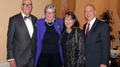 Richard and Maria Grant with Ann and Joe Sanders
