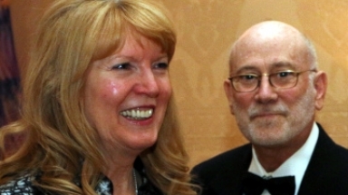 Irene and Mark Montgomery at the College’s 2013 Christmas Di