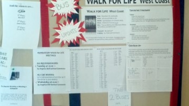 Walk for Life 2013 Sign-Up