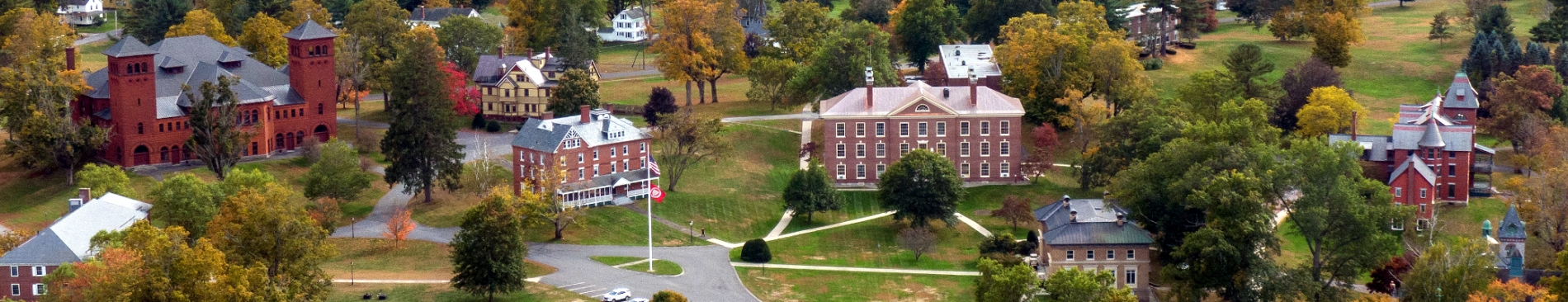 Aerial view of New England banner