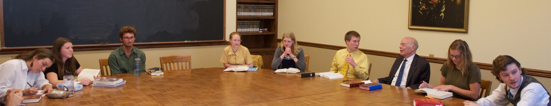 Classroom conversation on the California campus