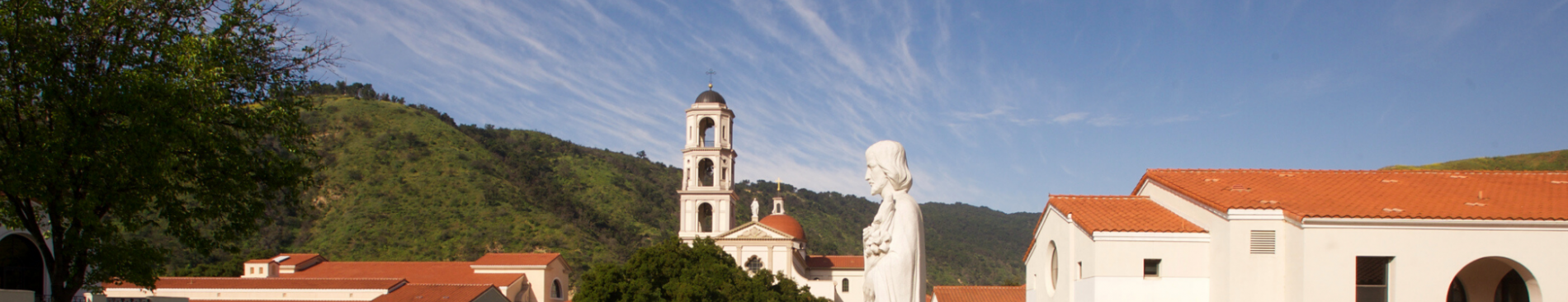 California campus with Chapel in background