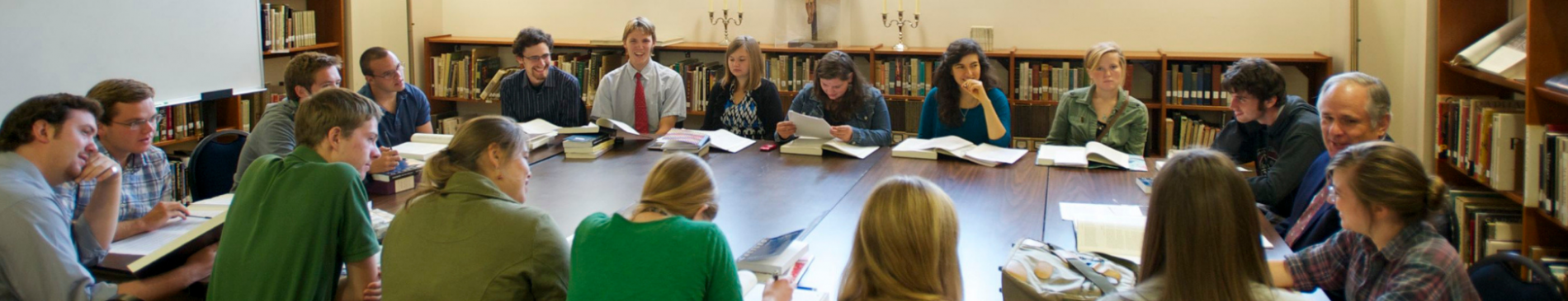 Students participate in a classroom discussions