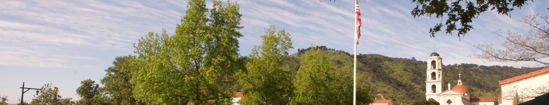 Flags on California campus