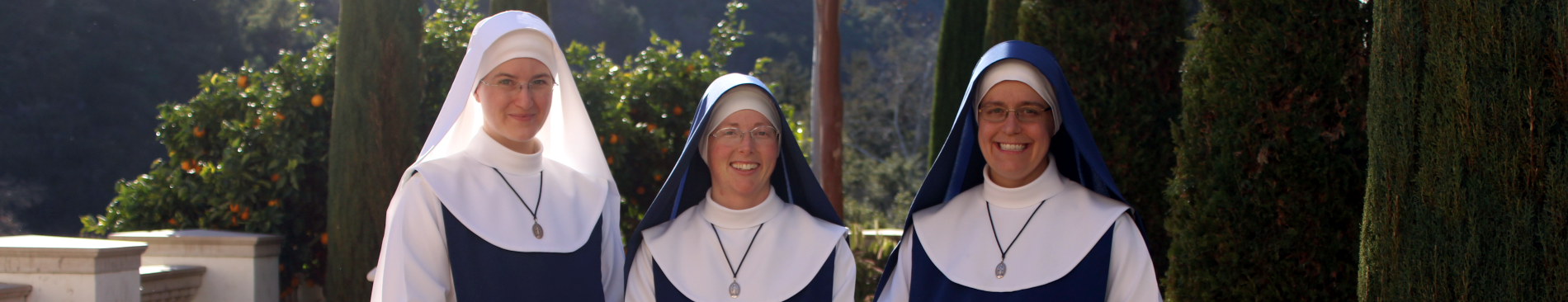 Three Marian sisters visit the California campus