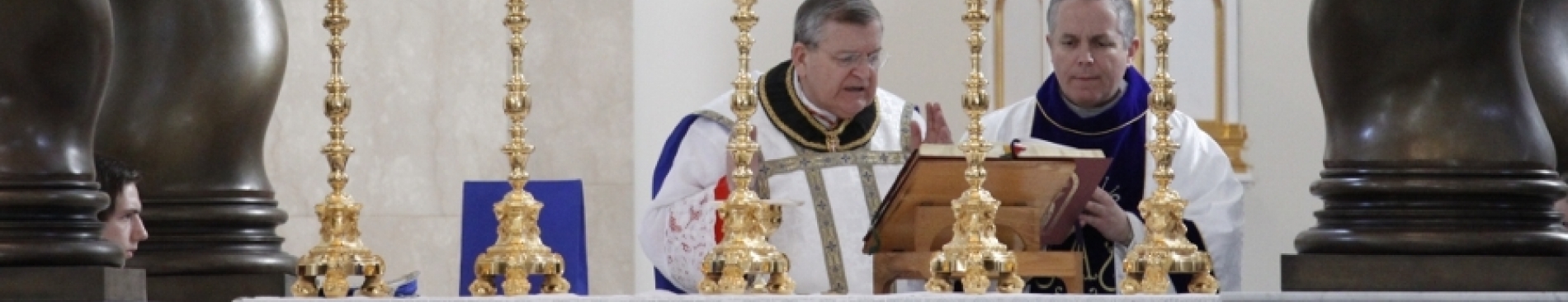 His Eminence Raymond Cardinal Burke Visits Thomas Aquinas Co